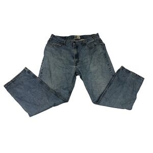 Signature by Levi Strauss Co Mens Regular Fit Blue Wash Denim Jeans W38 L30